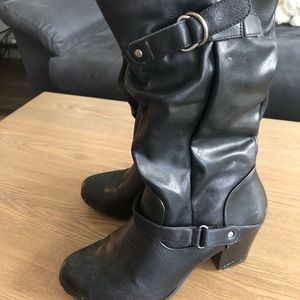 Black Heeled Boots